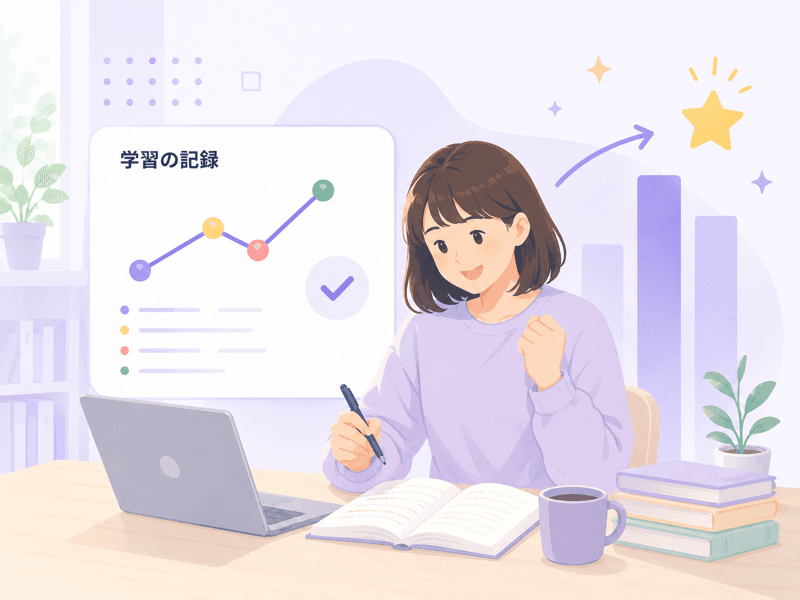 弱点を確認して再挑戦する学習のステップ